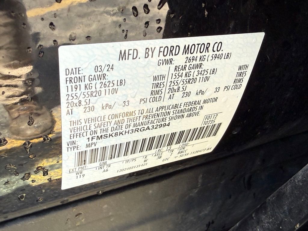 2024 Ford Explorer ST-Line