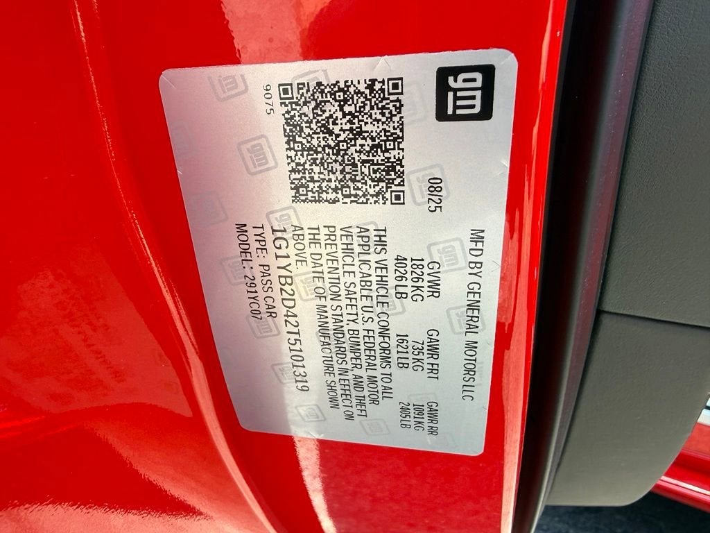 2026 Chevrolet Corvette Stingray 2LT