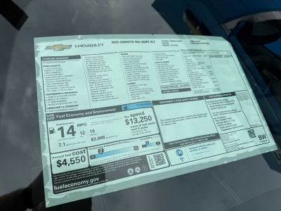 2025 Chevrolet Corvette Z06 2LZ