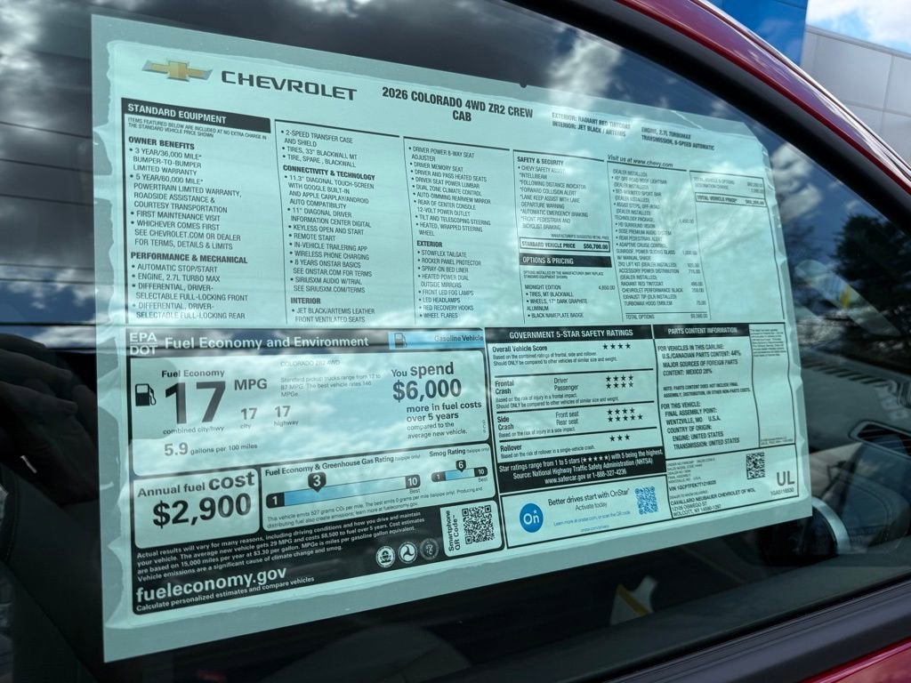 2026 Chevrolet Colorado ZR2