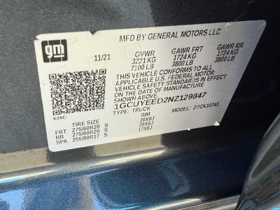 2022 Chevrolet Silverado 1500 LTD RST