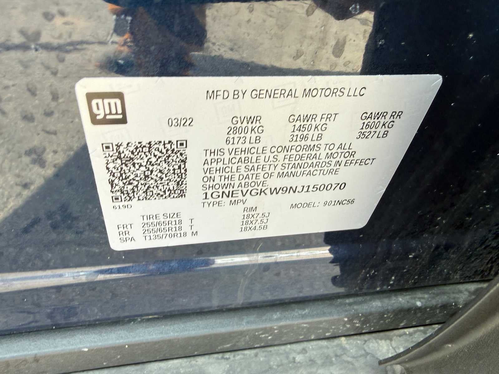 2022 Chevrolet Traverse LT Cloth