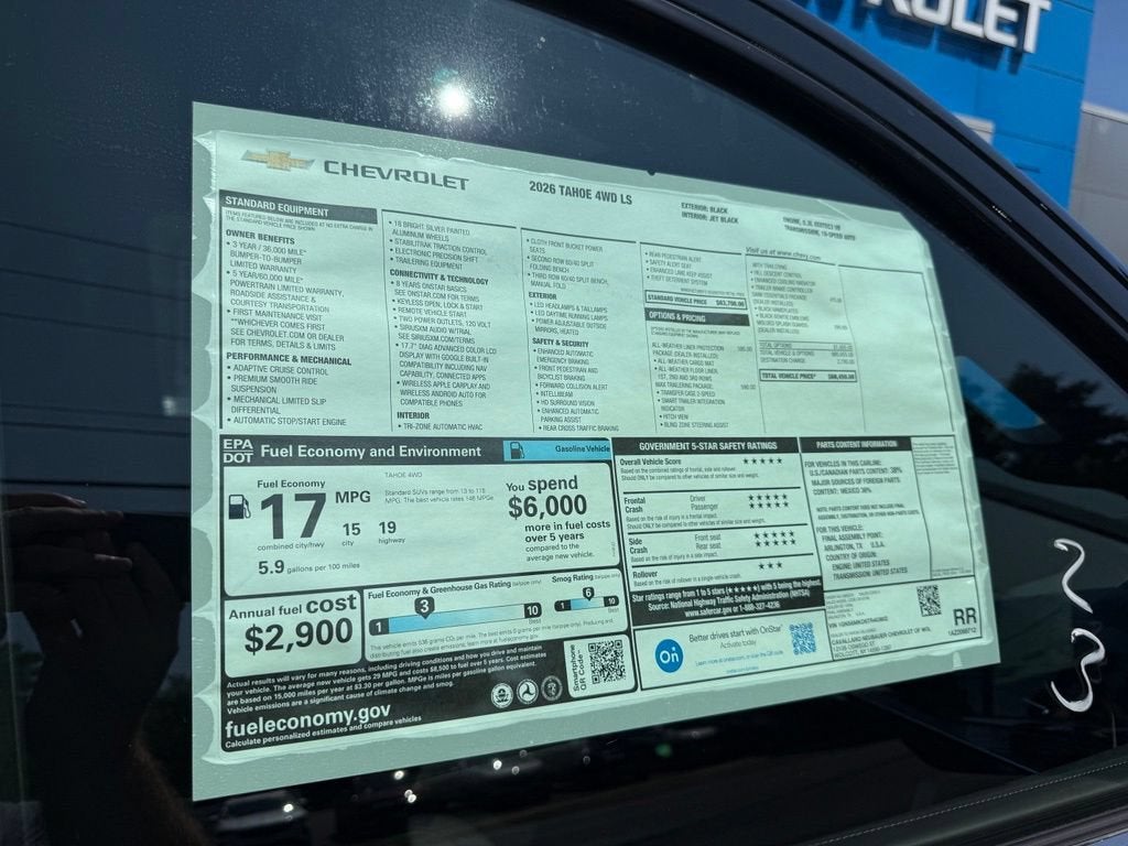 2026 Chevrolet Tahoe LS