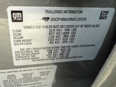 2022 Chevrolet Silverado 1500 LTD Custom