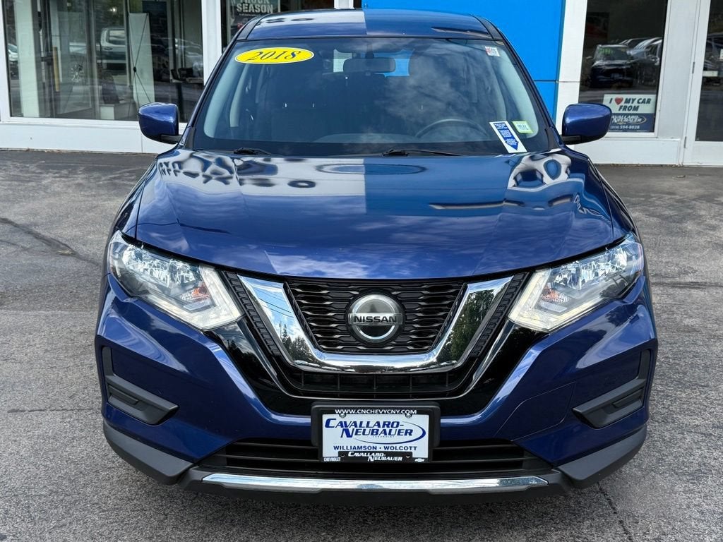 Used 2018 Nissan Rogue S with VIN KNMAT2MTXJP563917 for sale in Wolcott, NY