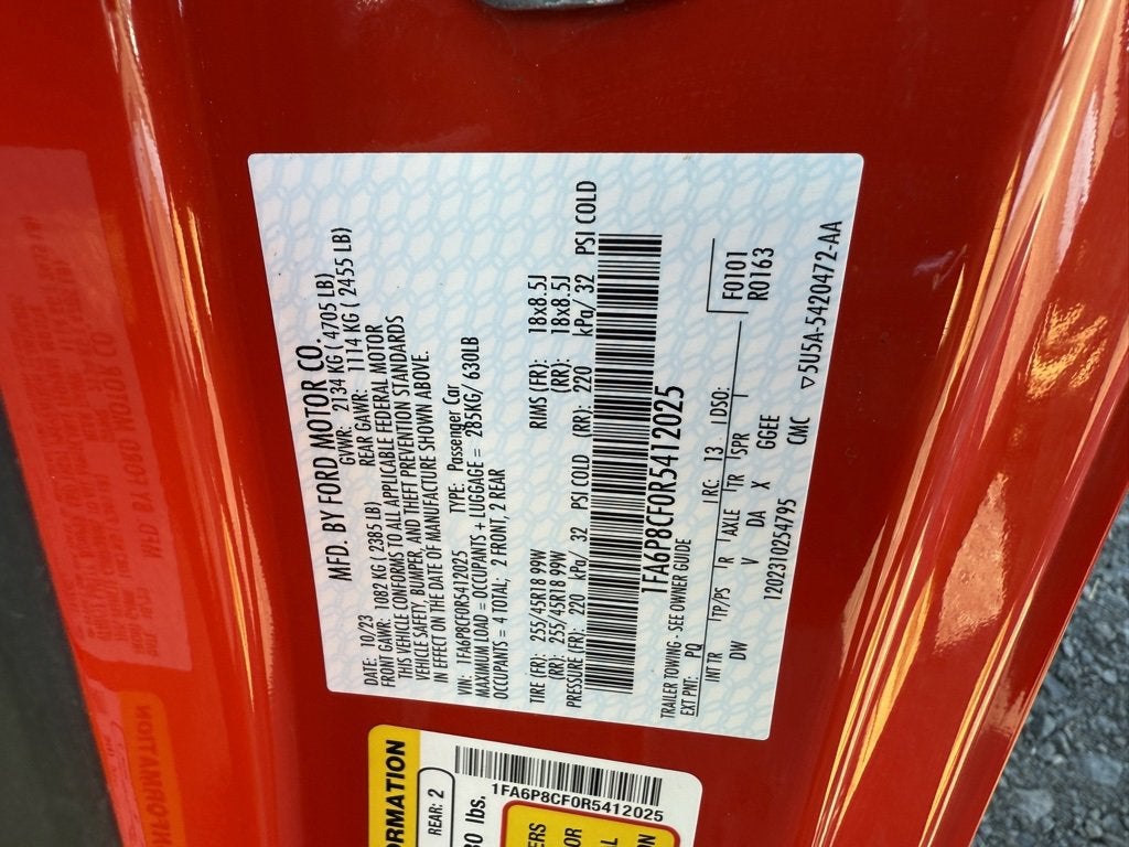 2024 Ford Mustang GT Fastback