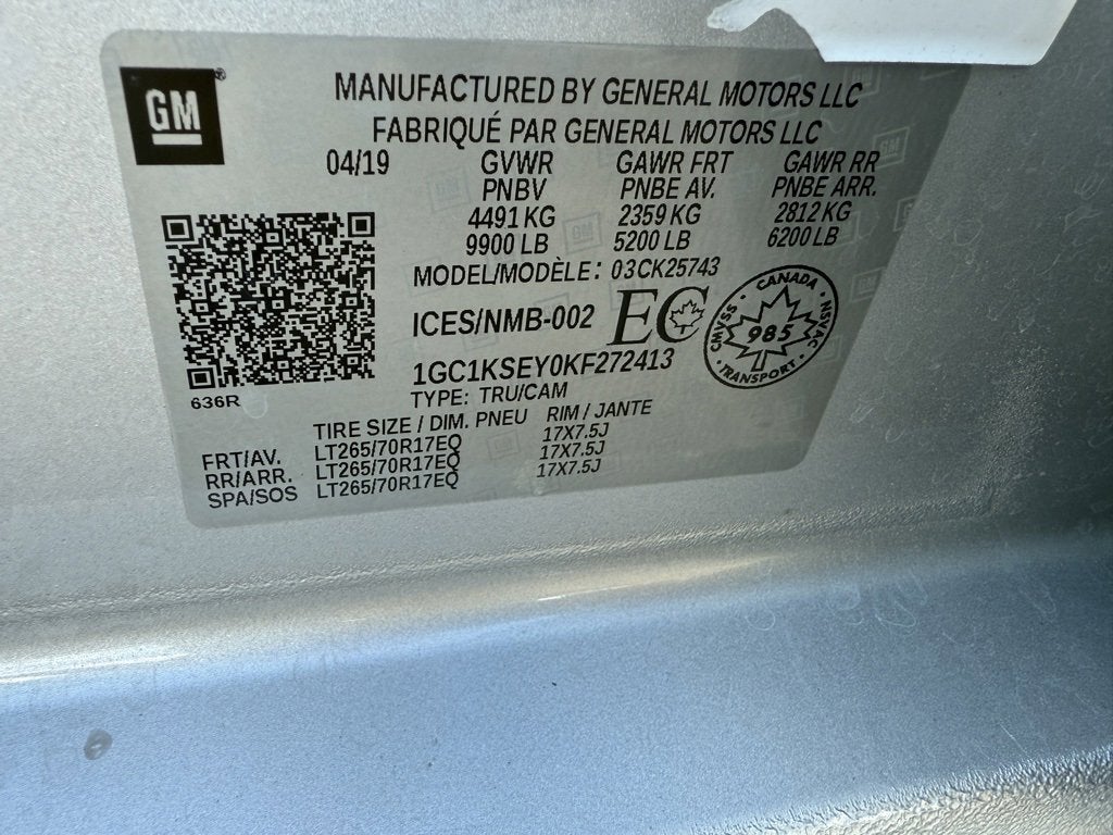 2019 Chevrolet Silverado 2500 HD LT