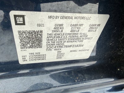 2021 Chevrolet Silverado 2500 HD High Country