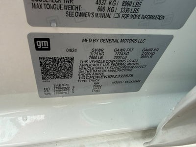 2024 Chevrolet Silverado 1500 LT (2FL)