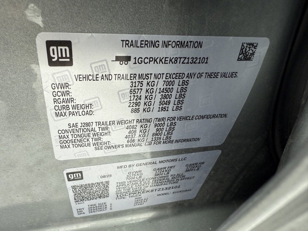 2026 Chevrolet Silverado 1500 LT (2FL)