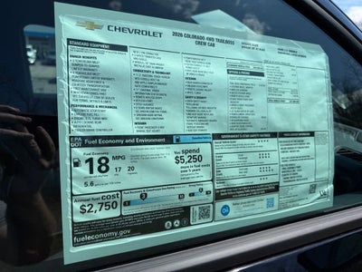 2026 Chevrolet Colorado Trail Boss