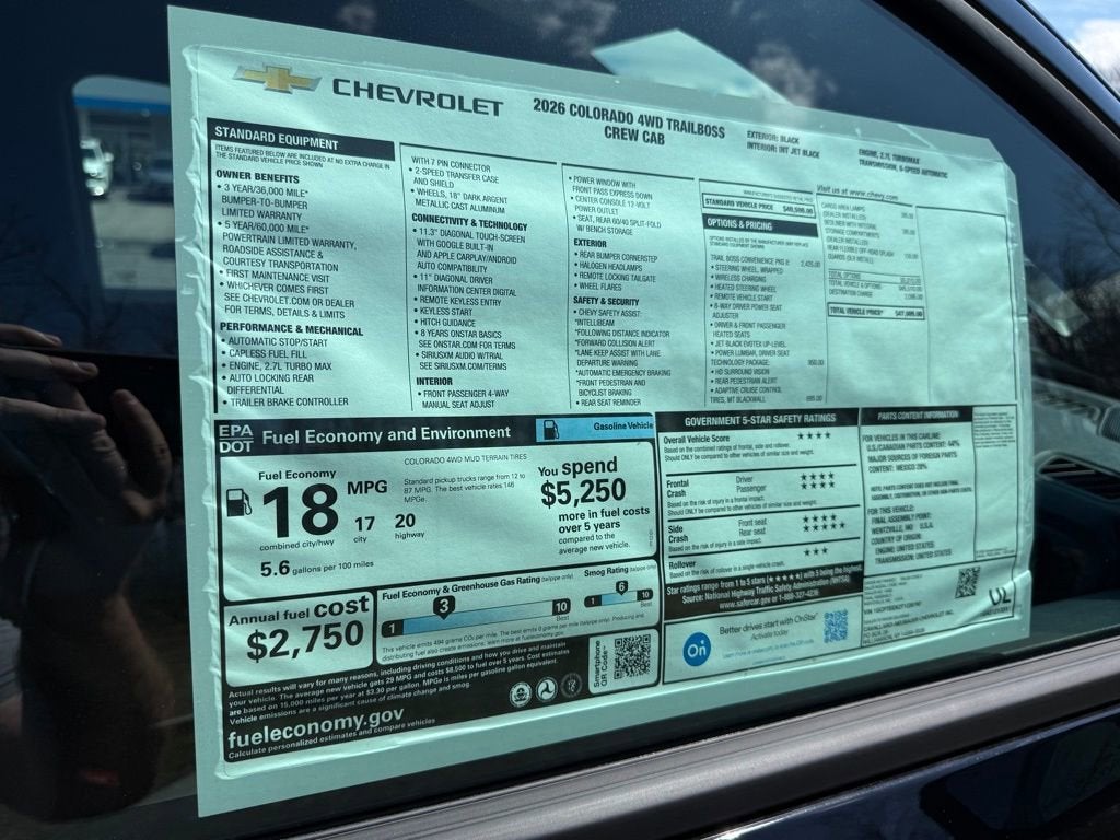 2026 Chevrolet Colorado Trail Boss