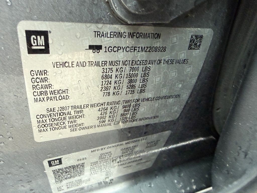 2021 Chevrolet Silverado 1500 Custom Trail Boss