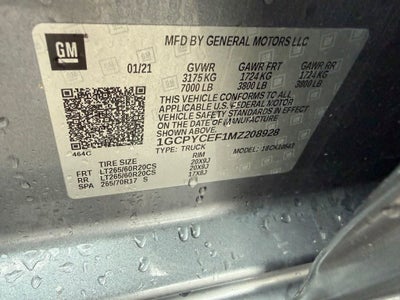 2021 Chevrolet Silverado 1500 Custom Trail Boss