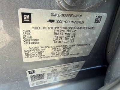 2021 Chevrolet Silverado 1500 Custom Trail Boss