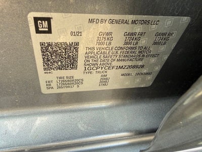 2021 Chevrolet Silverado 1500 Custom Trail Boss