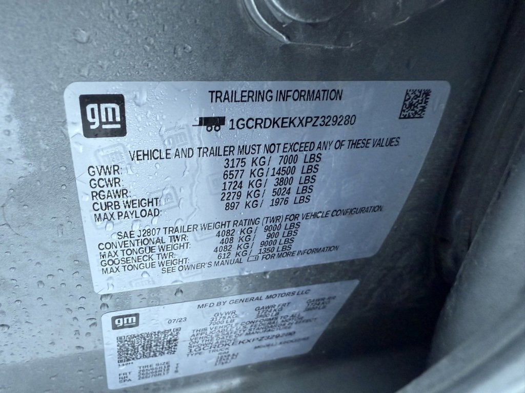 2023 Chevrolet Silverado 1500 LT (2FL)