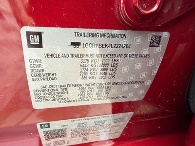 2020 Chevrolet Silverado 1500 Custom