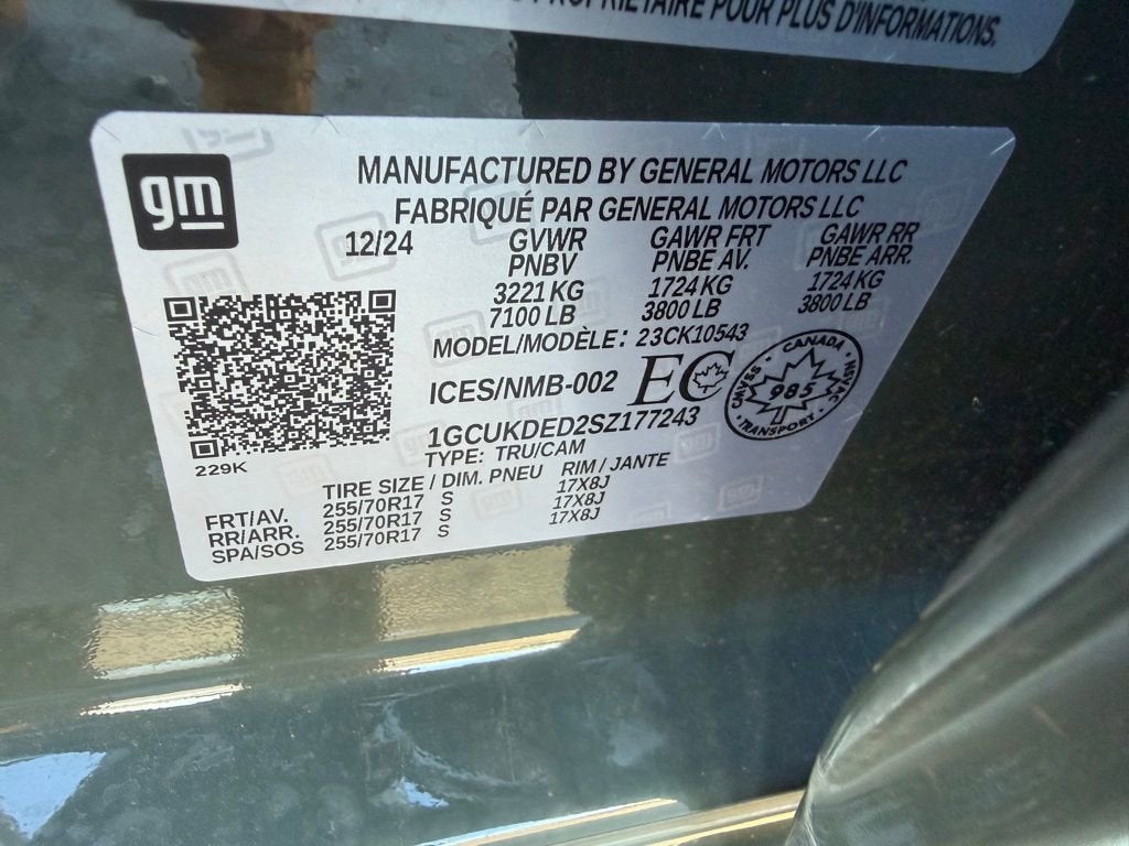 2025 Chevrolet Silverado 1500 LT