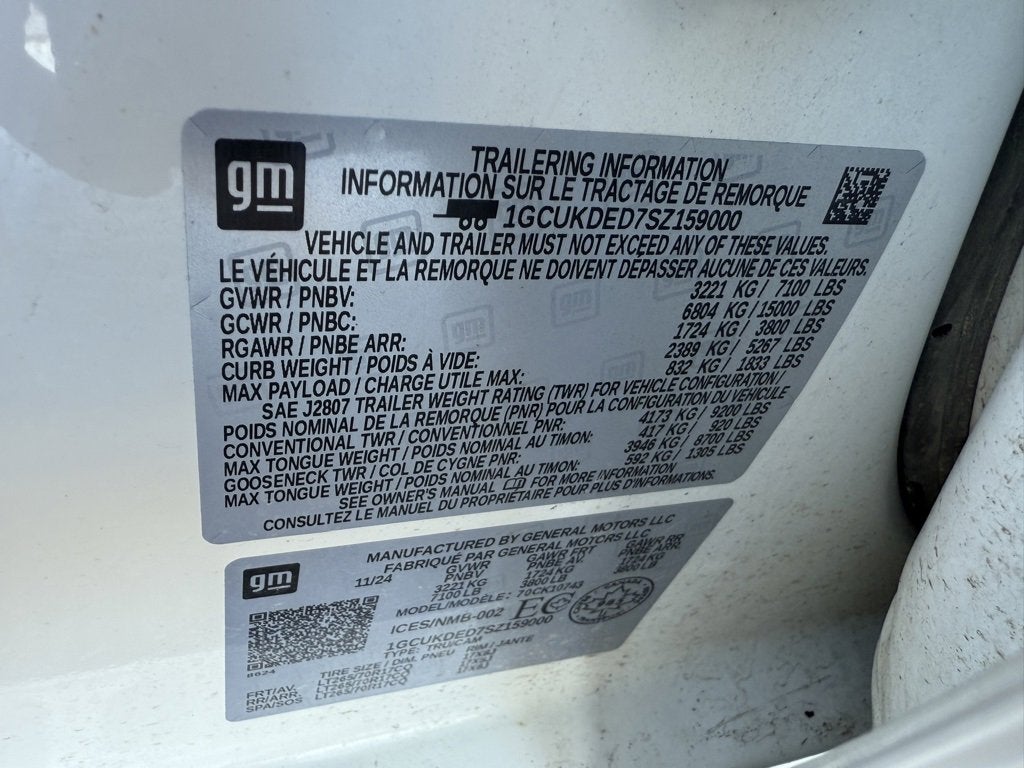 2025 Chevrolet Silverado 1500 LT