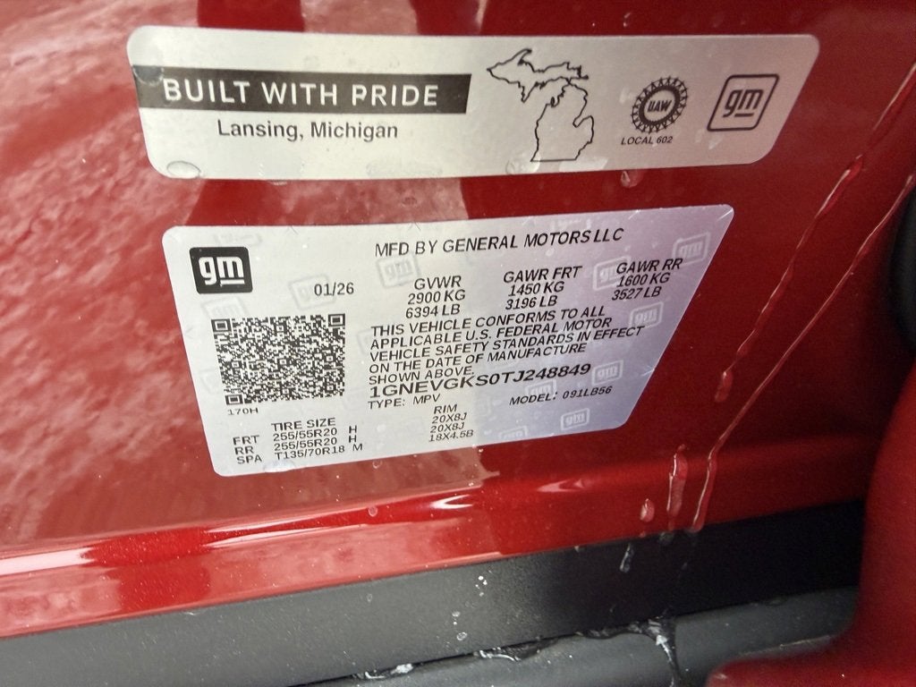 2026 Chevrolet Traverse LT