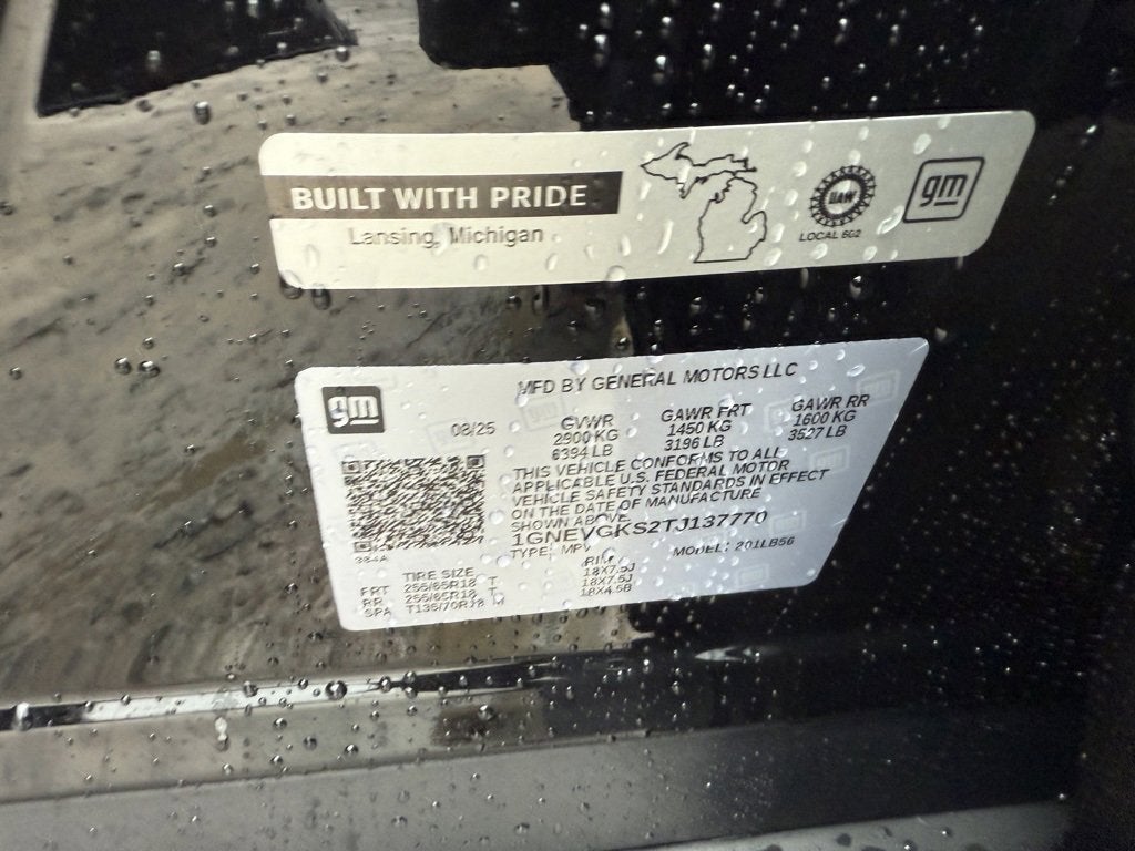 2026 Chevrolet Traverse LT