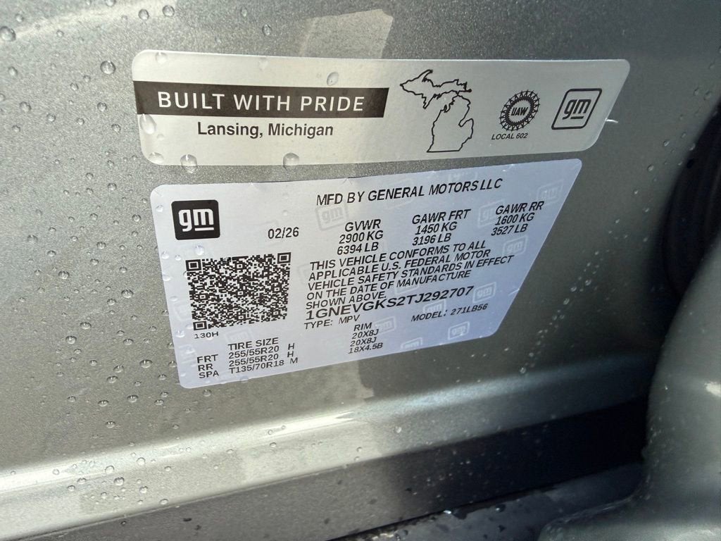 2026 Chevrolet Traverse LT