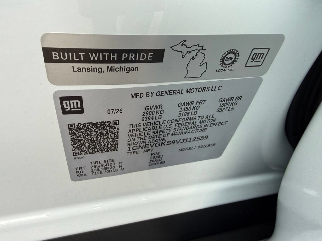 2027 Chevrolet Traverse LT
