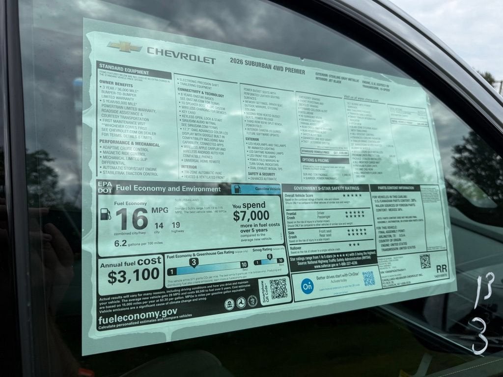 2026 Chevrolet Suburban Premier