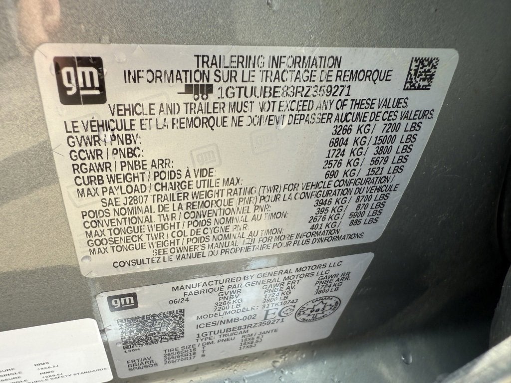 2024 GMC Sierra 1500 SLE