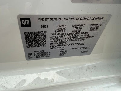 2026 Chevrolet Silverado 2500 HD Custom