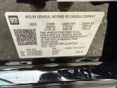 2026 Chevrolet Silverado 2500 HD LTZ