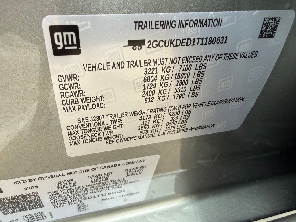 2026 Chevrolet Silverado 1500 LT