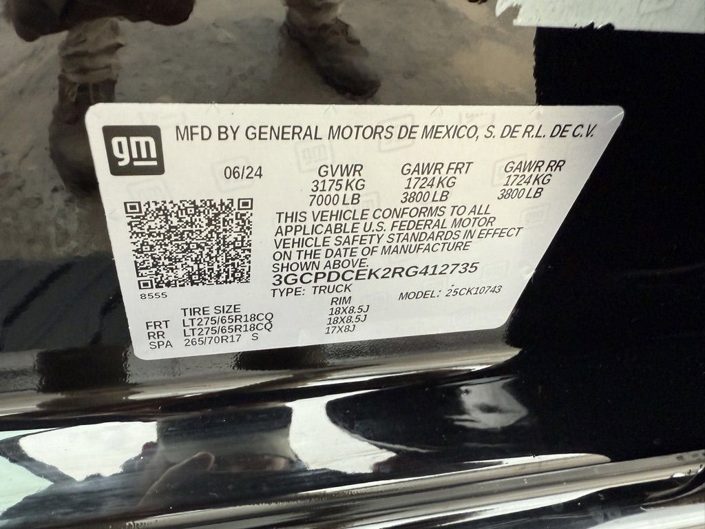 2024 Chevrolet Silverado 1500 Custom Trail Boss