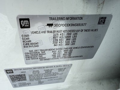 2022 Chevrolet Silverado 1500 Custom Trail Boss