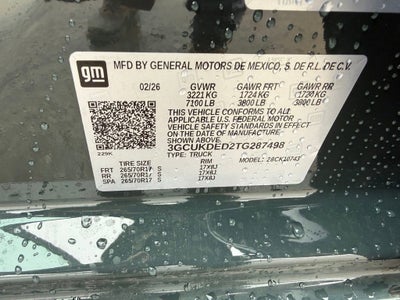 2026 Chevrolet Silverado 1500 LT