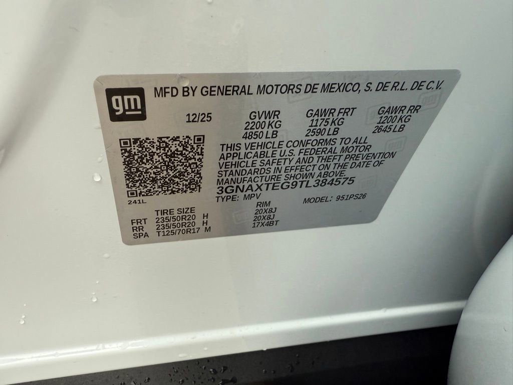 2026 Chevrolet Equinox RS