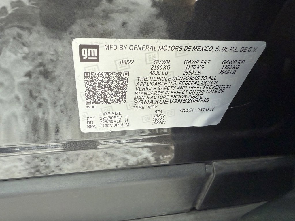 2022 Chevrolet Equinox LT