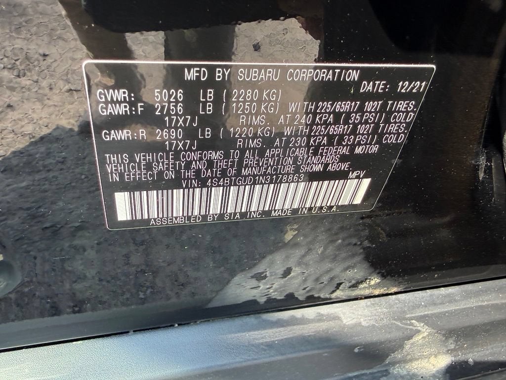 2022 Subaru Outback Wilderness