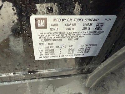 2022 Chevrolet Trailblazer RS